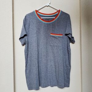 Torrid Gray Slub Jersey Top. Size 2 (18-20)